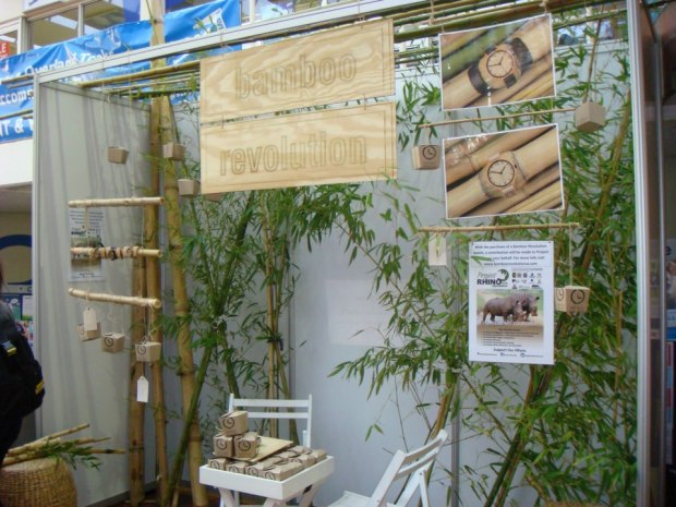 The Bamboo Revolution stall at the product launch.